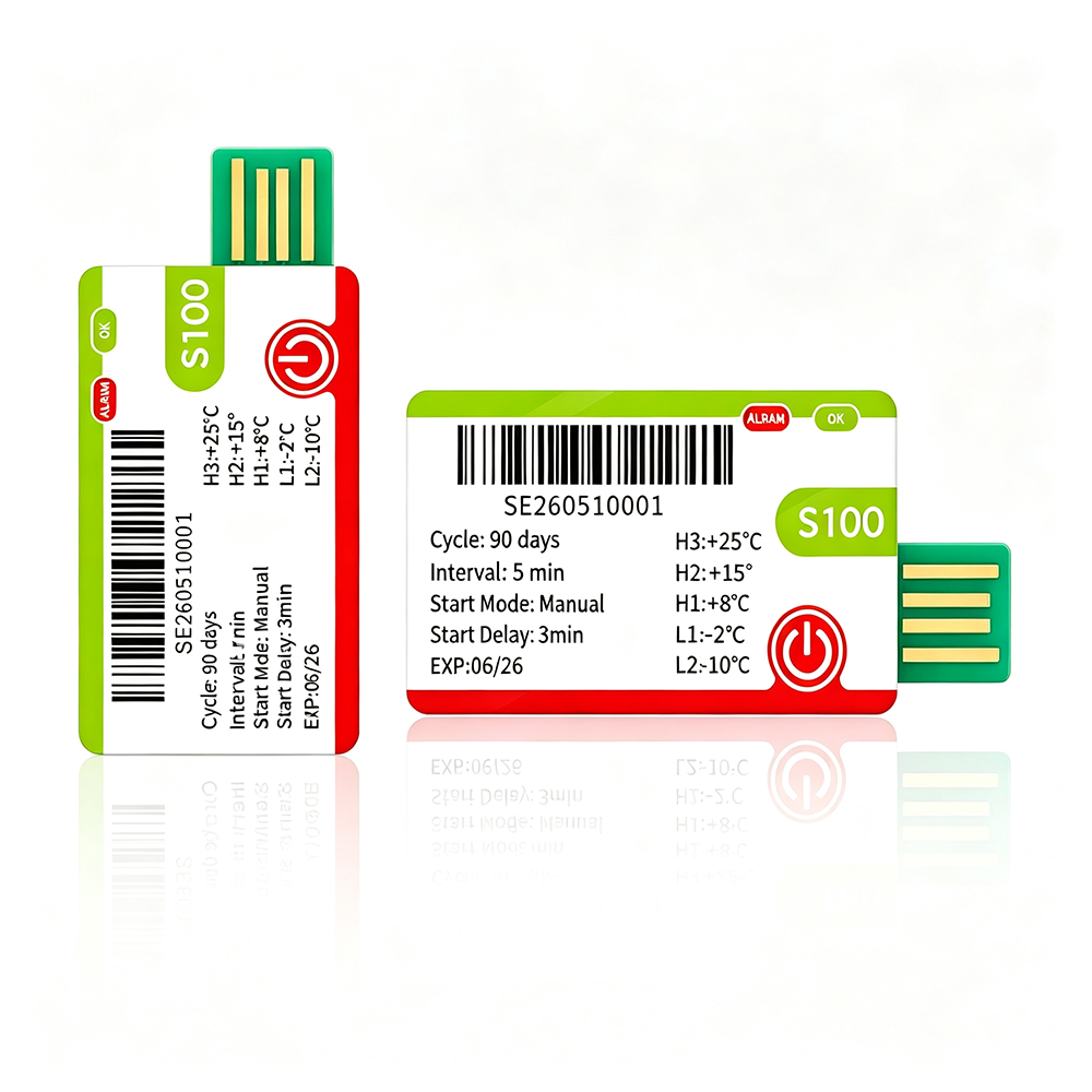 S100 single-use temperature data logger